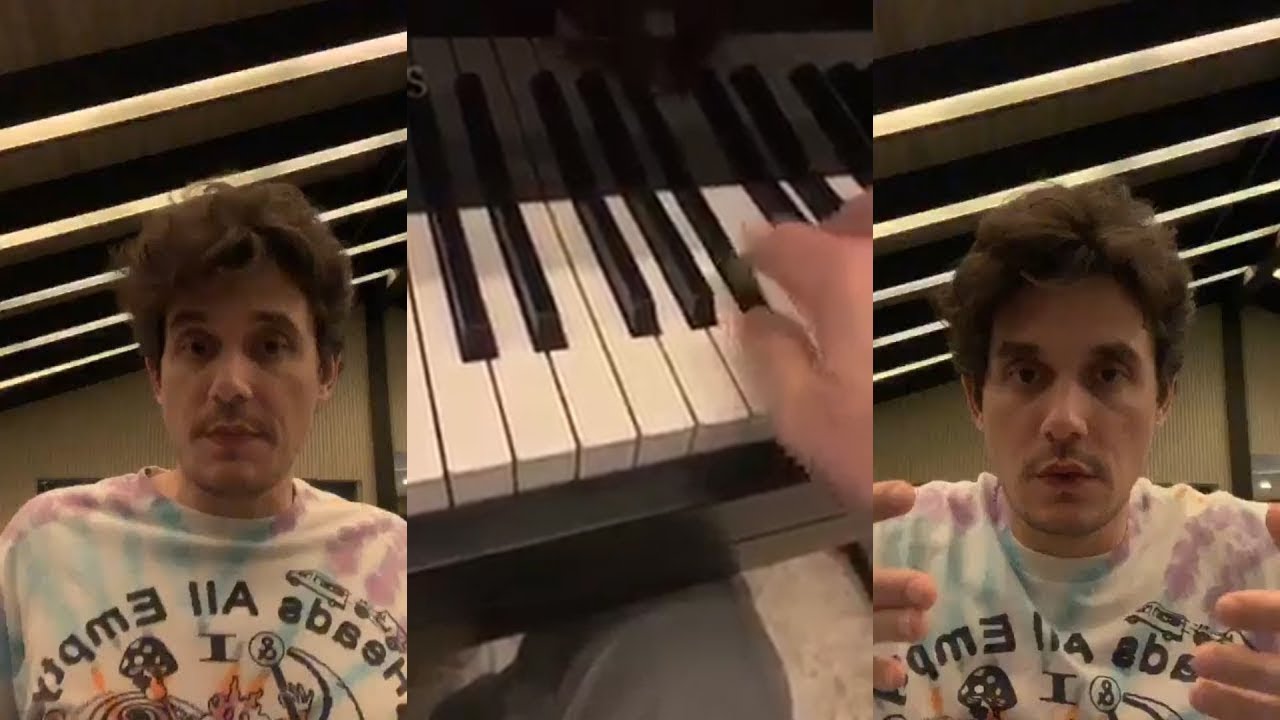 John Mayer Plays Piano  Live On Instagram  - February 3 2019