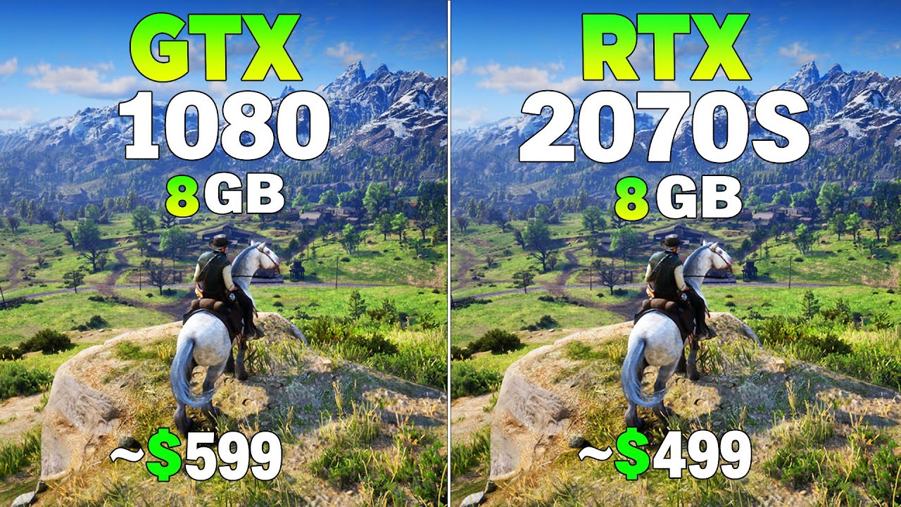 GTX 1080 vs RTX 2070 Super - Test in 8 Games