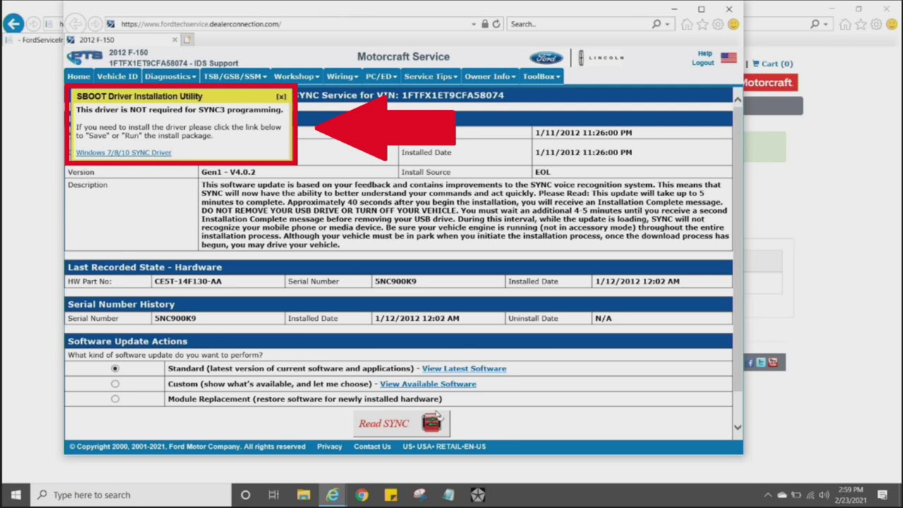 Ford SYNC APIM Programming