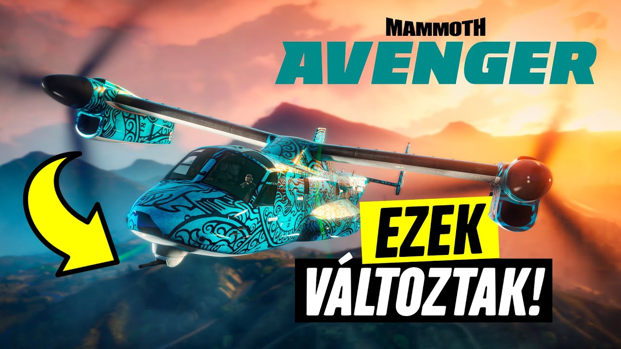 HANGAR & AVENGER &Uacute;JDONS&Aacute;GOK A DLC UT&Aacute;N!🧐 | GTA Online &Uacute;tmutat&oacute;