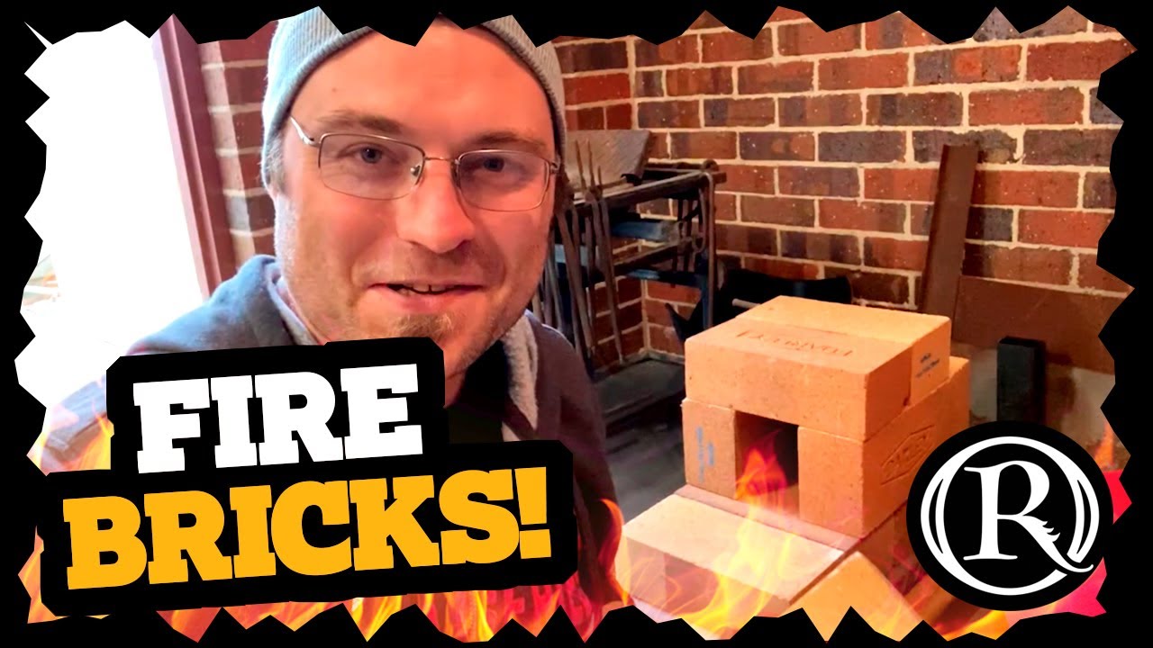 Gas Forge Fire Brick Stack for Blacksmithing - A Beginning!