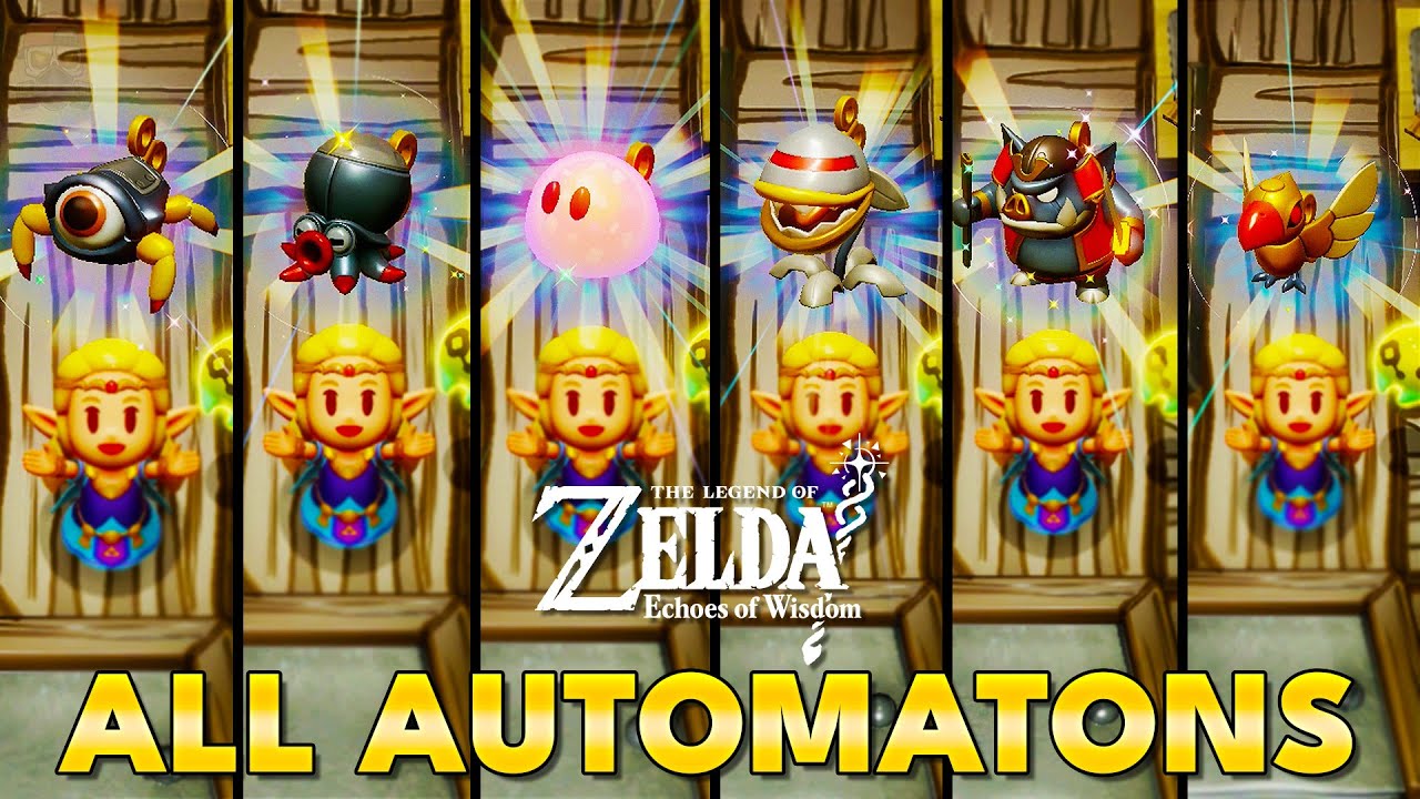Zelda Echoes of Wisdom — Как разблокировать ВСЕХ АВТОМАТОНОВ