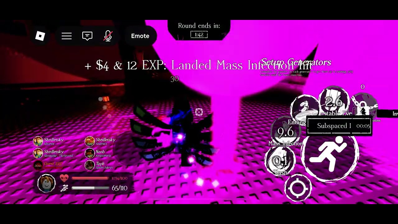 Playing as crazyblox 1x1x1x1