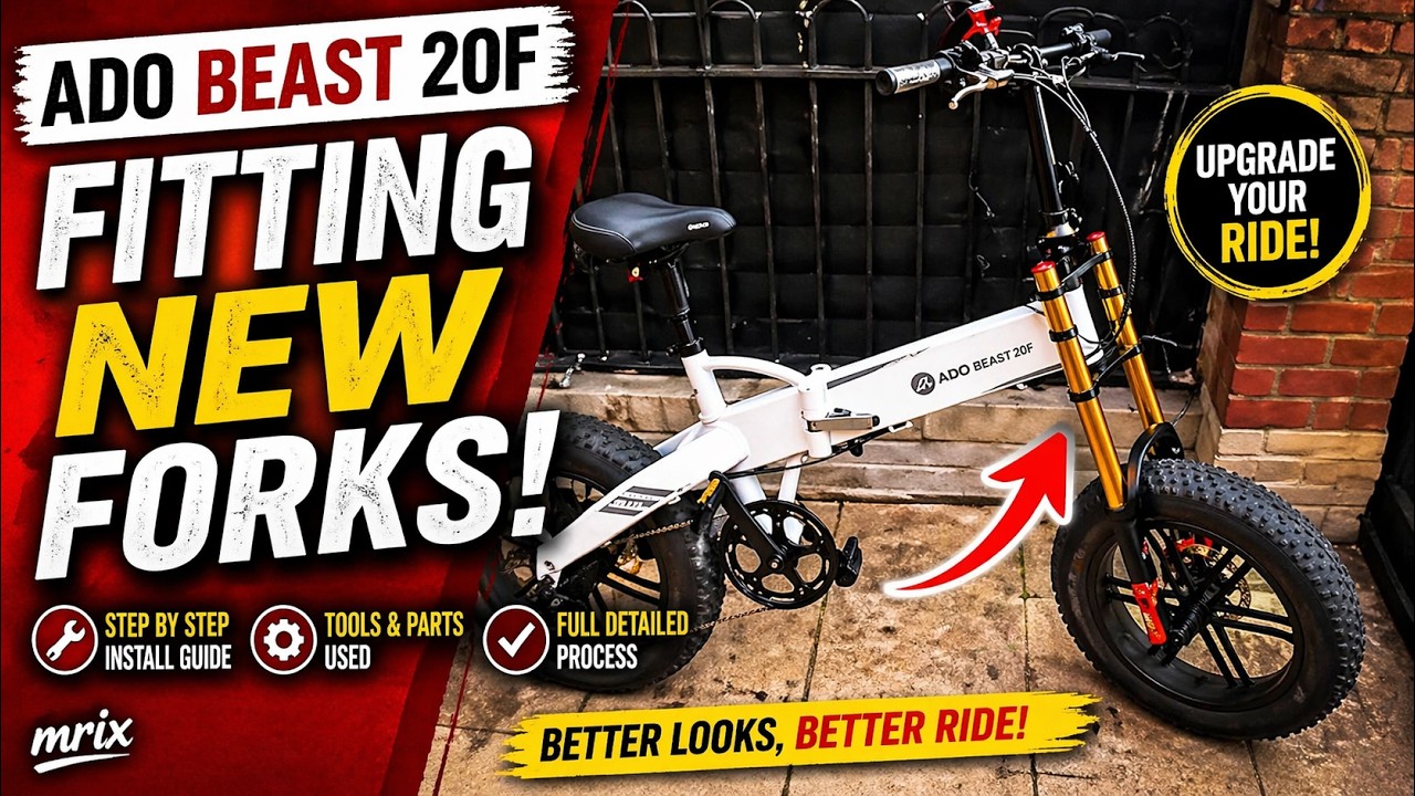 ADO 20F Beast – How to Fit & Install New Front Forks