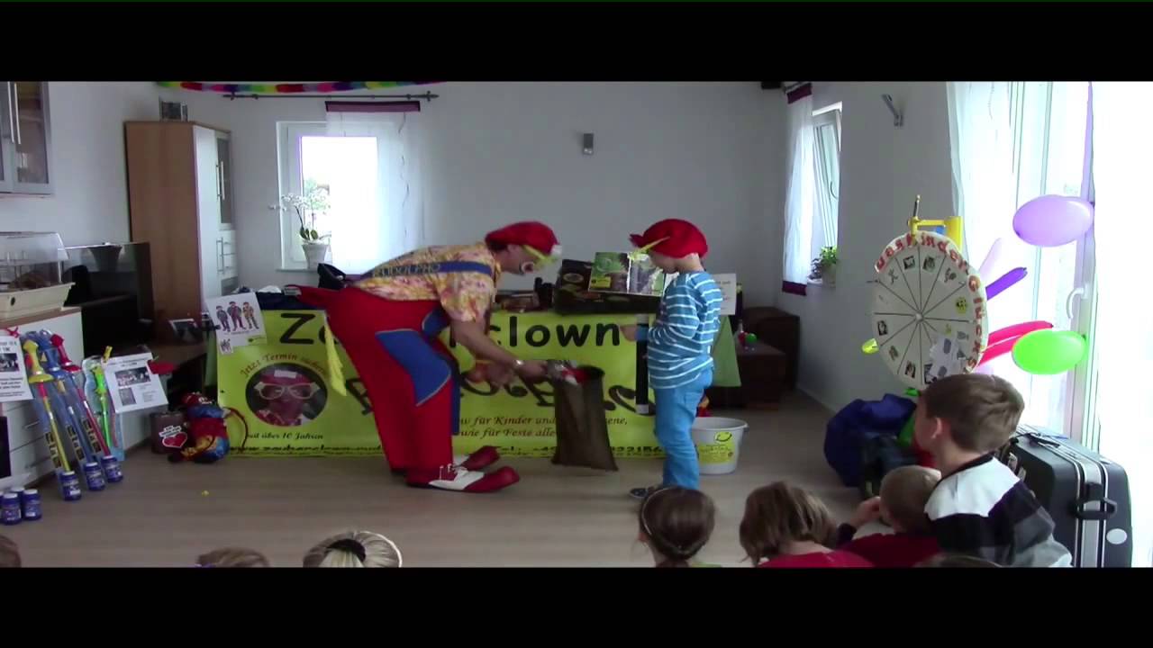 Kindergeburtstag mit Zauberclown Rudolpho