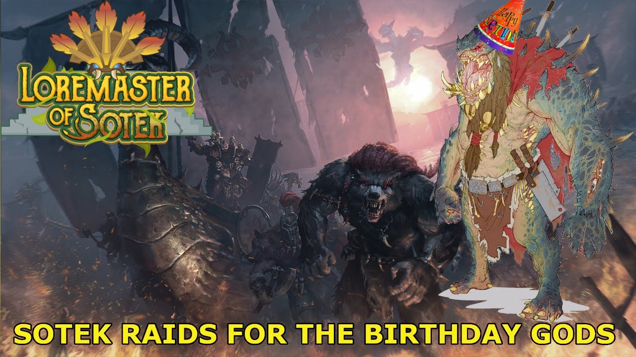 I EAT MY ENEMIES CAKE! Sotek's Birthday Raids From Norsca! Throgg Legendary Achievment Hunt Stream