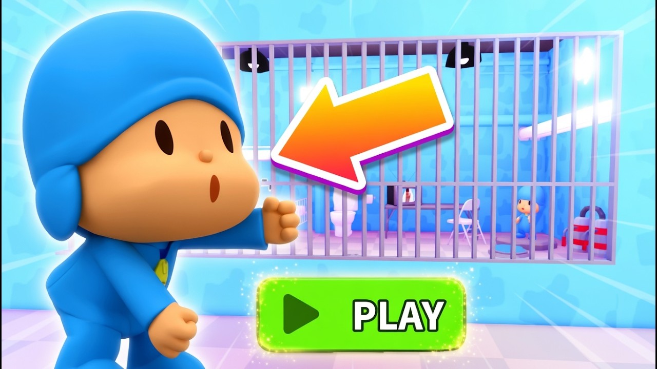 🧢 POCOYO PRISON RUN! Obby Roblox! No Death 4K 🔥 | ThekoRBX