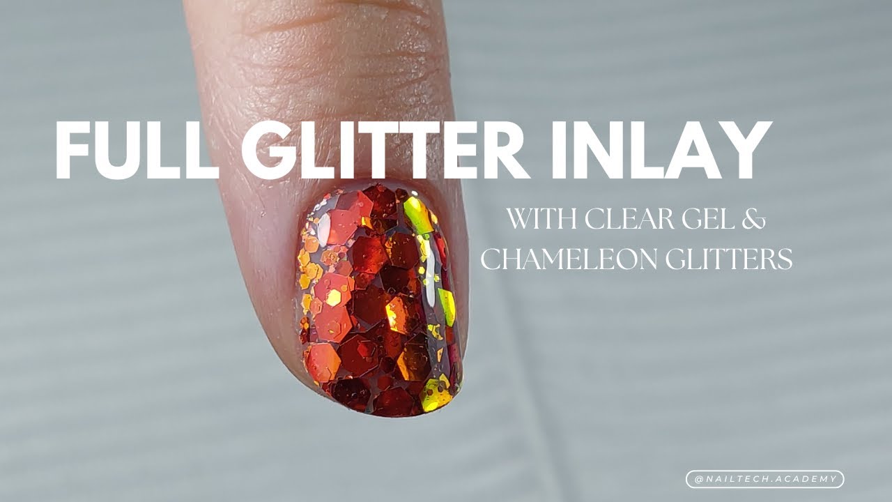 FULL GLITTER INLAY! - Easy technique with THIS tutorial!