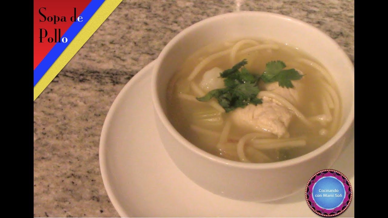 Sopa de pollo a la Ecuatoriana