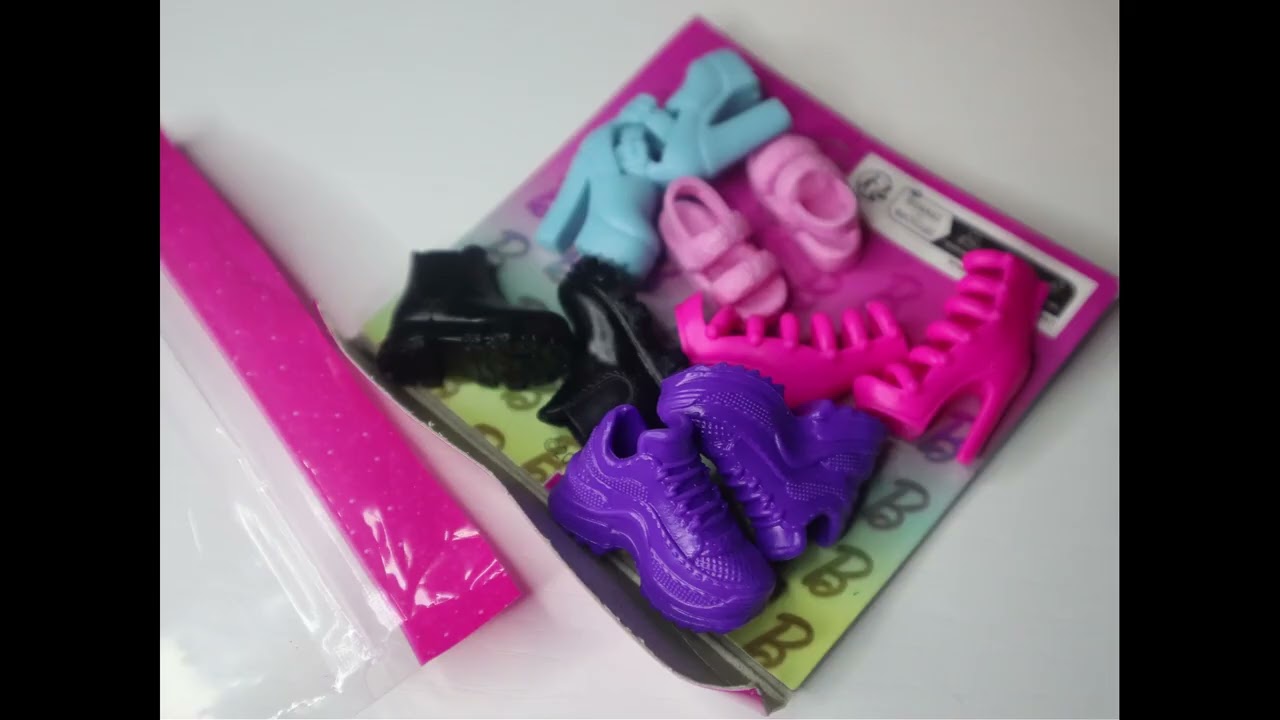 Barbie​ Fashion Shoes Pack Code HWV 71 Unboxing & Review