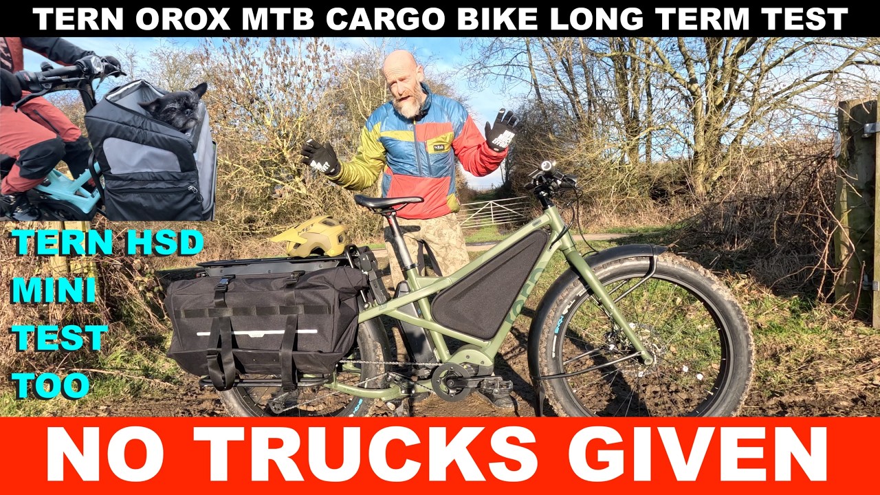 Грузовики не допускаются! Тестирование грузового велосипеда Tern Orox (и HSD) MTB, 6 месяцев.