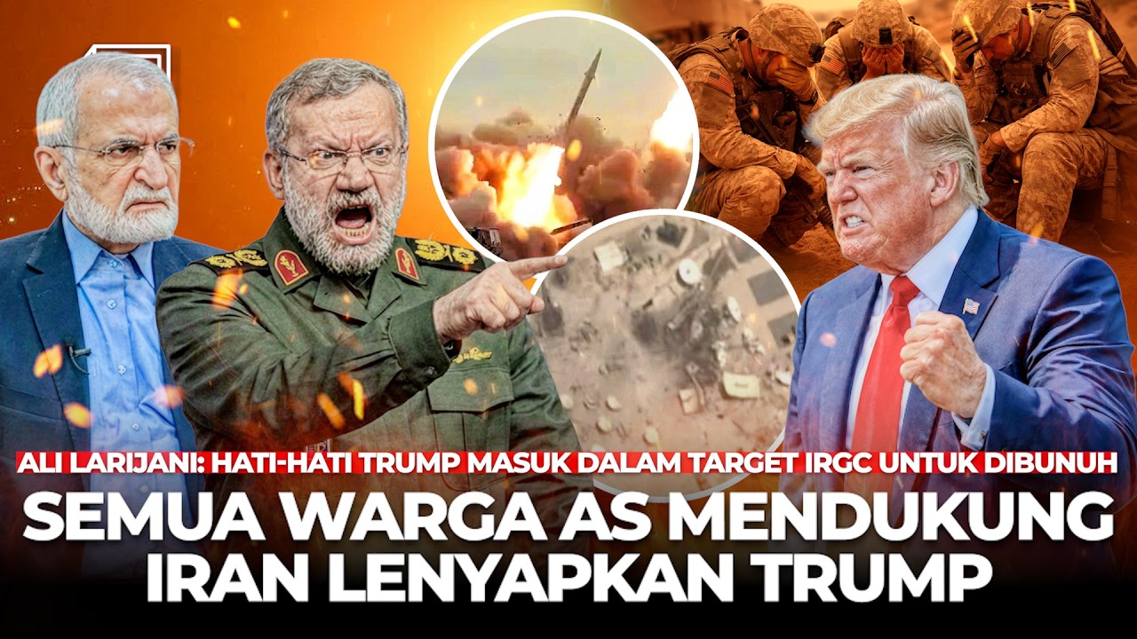 Warga AS Mohon Iran Bun8h Trump, IRGC Nyatakan Siap! Iran Hancurkan Pangkalan Militer Timur Tengah