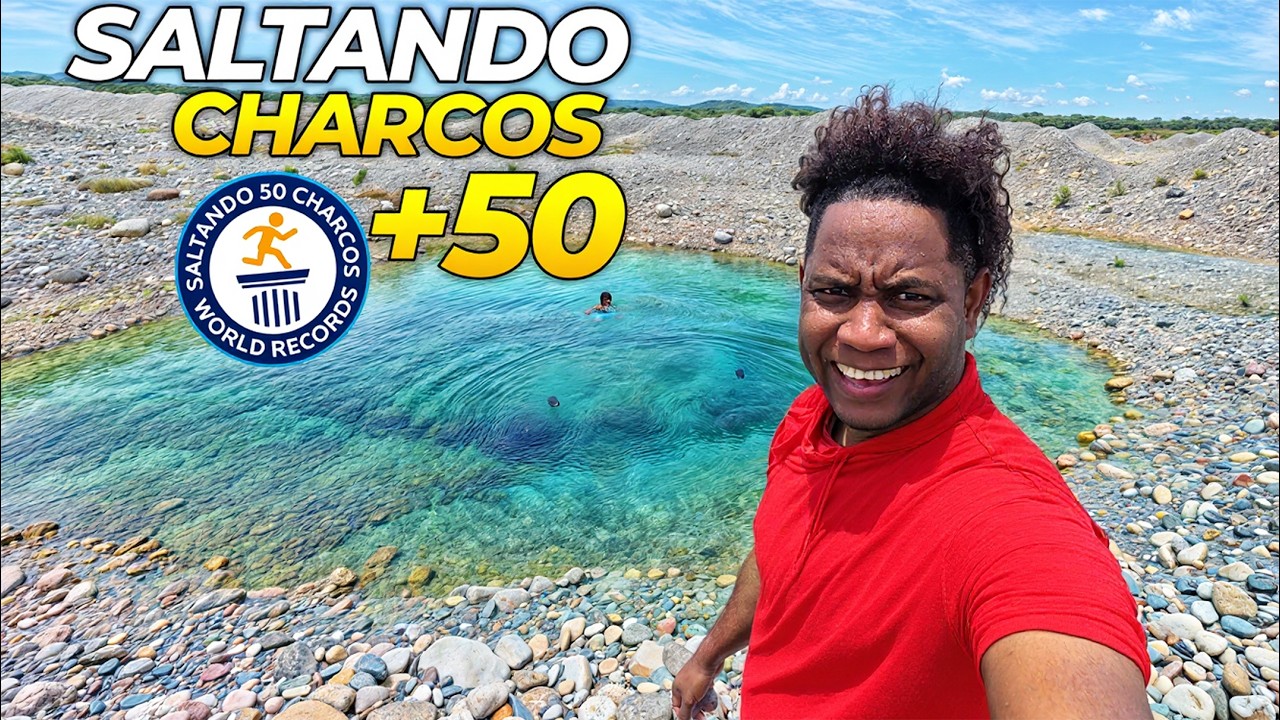 Saltando 50 Charcos en un DIA - El Rio mas Extraño Del Mundo