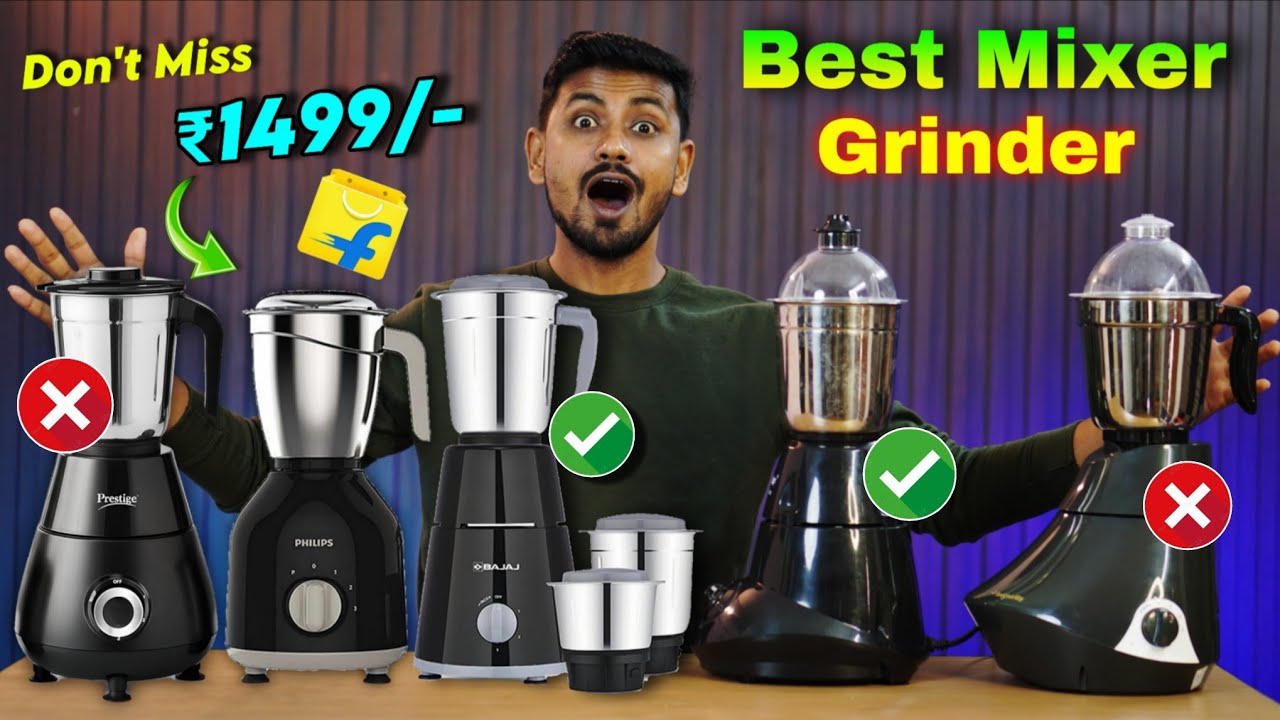 TOP 5 Best Mixer Grinder in 2026 India 🔥 Best Mixer Grinder UNDER ₹2000 ⚡ Best Mixer Machine 🔥