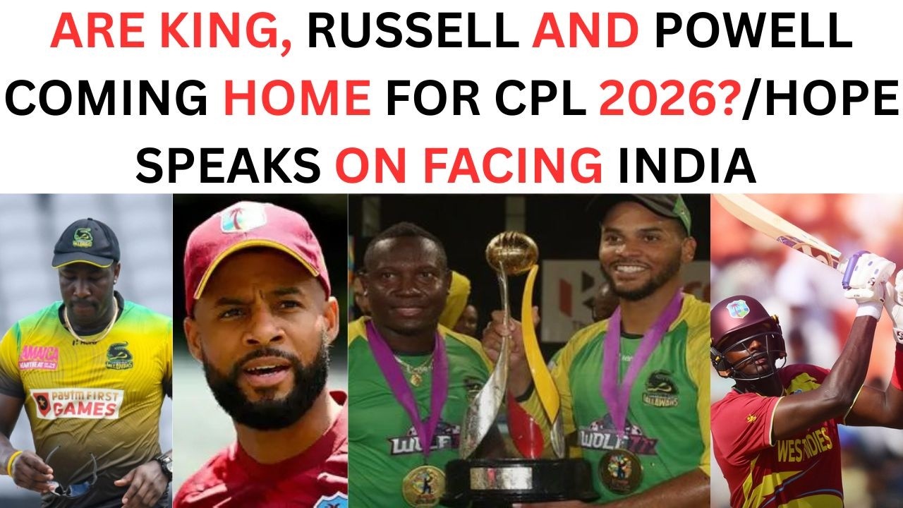 Капитан Шай Хоуп полностью сосредоточен на завершении сезона India/CPL 2026.