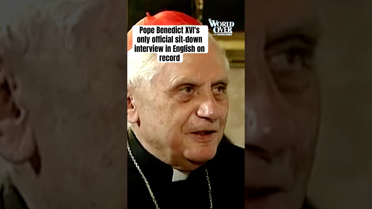 Pope Benedict XVI's only official sit-down interview in English on record