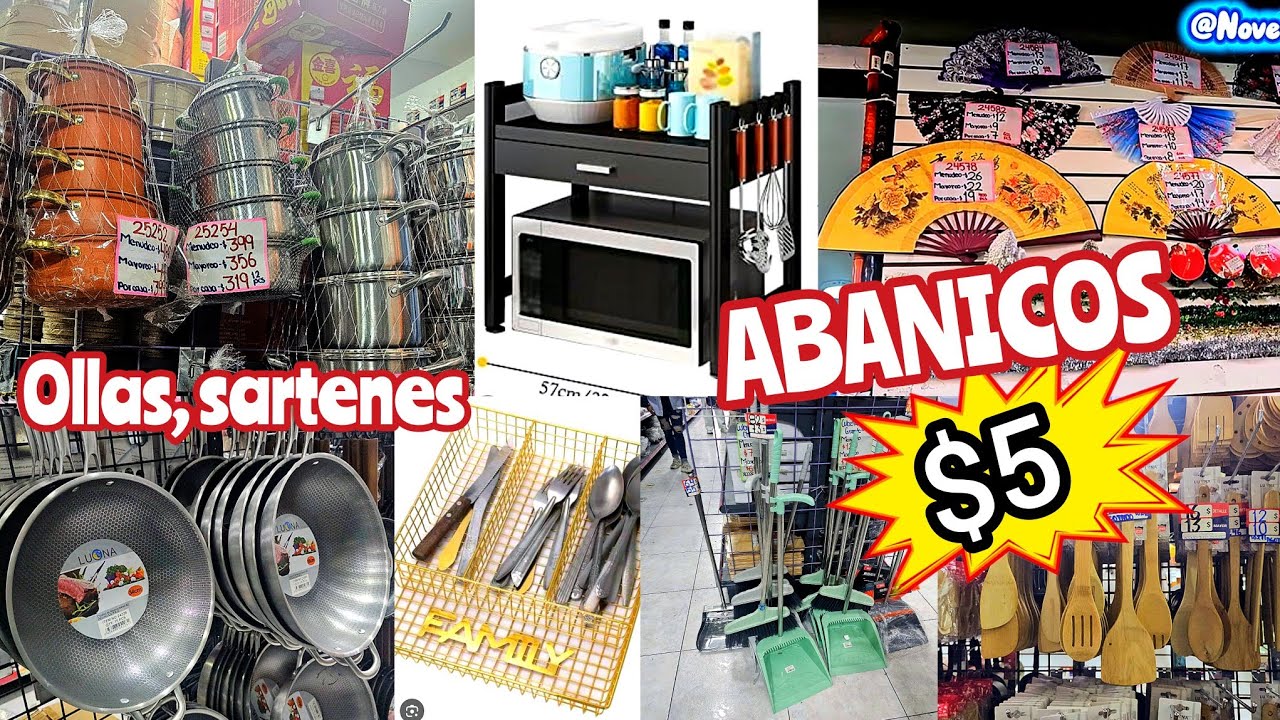 ​¡TODO PARA TU COCINA / HOGAR! 😱 Abanicos desde $5 PESOS | Nueva Tienda CHINA en Lagunilla CDMX 