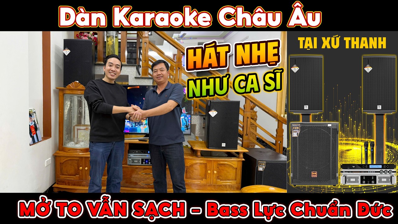 Hát Nhẹ Như Ca Sĩ! Bộ Dàn Karaoke Gia Đình DT Radius 12Pro Tại Thanh Hóa – Bass Lực Chuẩn Đức