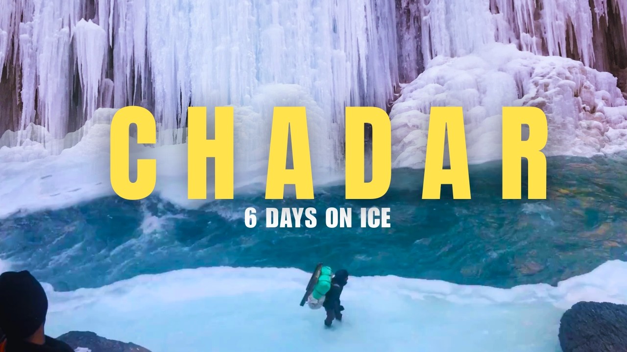 6 Days on Ice - CHADAR ❄️ World’s Most Dangerous Frozen River Trek  🇮🇳| Shown in 7 Minutes