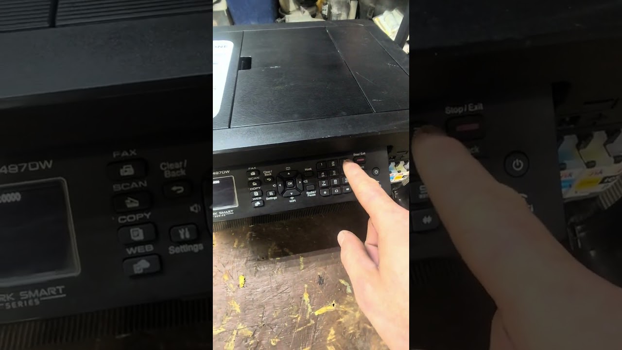 Ink not detected and insert initial ink cartridge for Brother Printer all in one MFC- J497DW