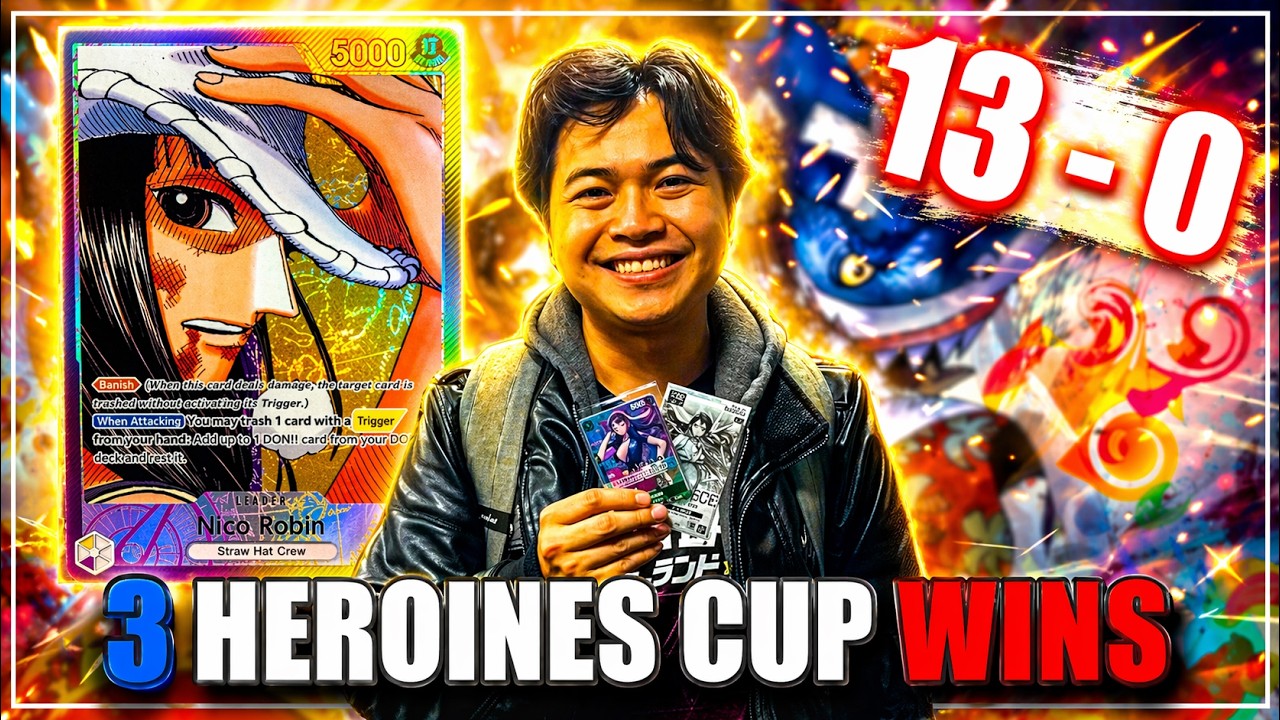 Я выиграла 3 Кубка Героинь вместе с Нико Робин в One Piece со счетом 13-0.