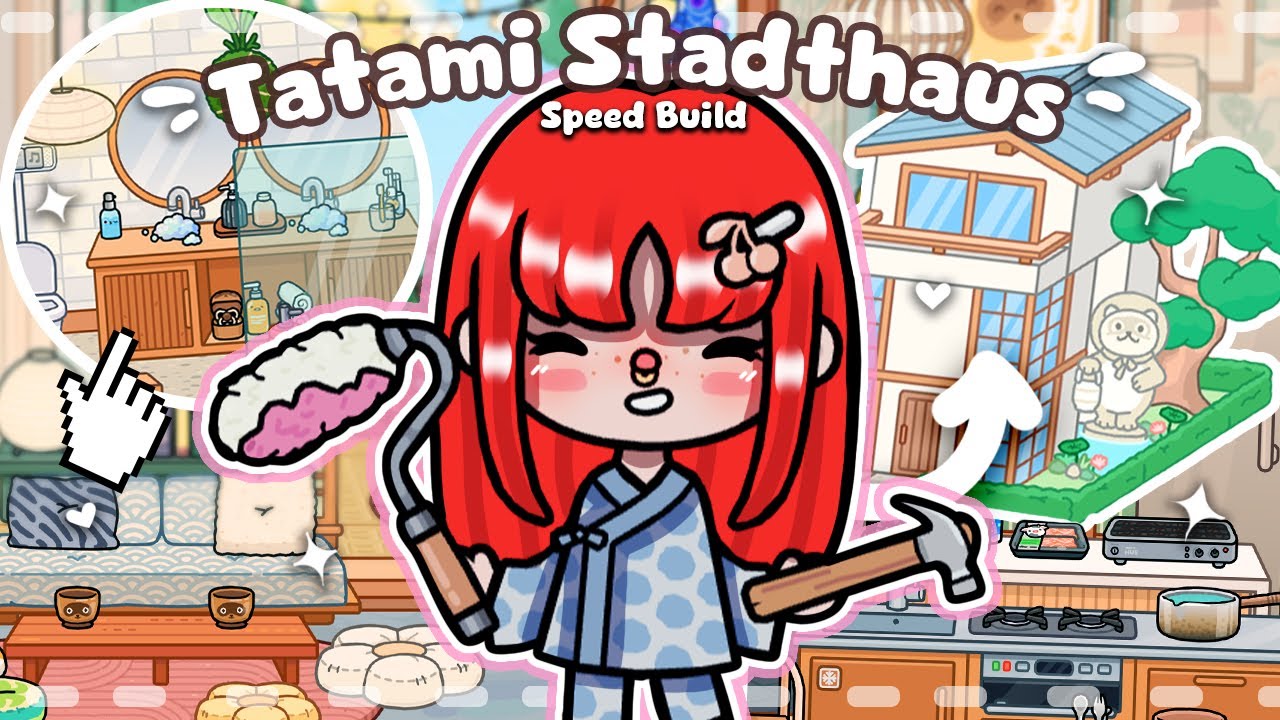 ICH RICHTE DAS NEUE TATAMI HAUS EIN in TOCA BOCA 🏠✨Speed Build