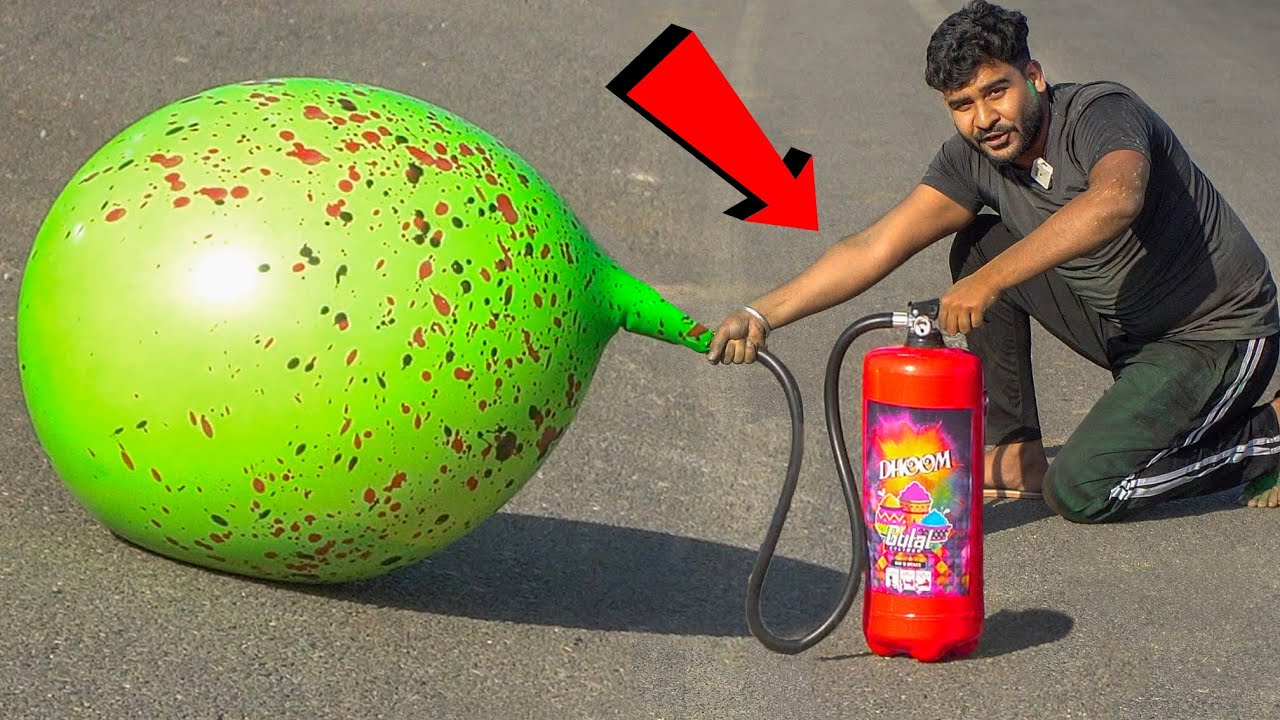 Super Balloon VS Holi Cylinder