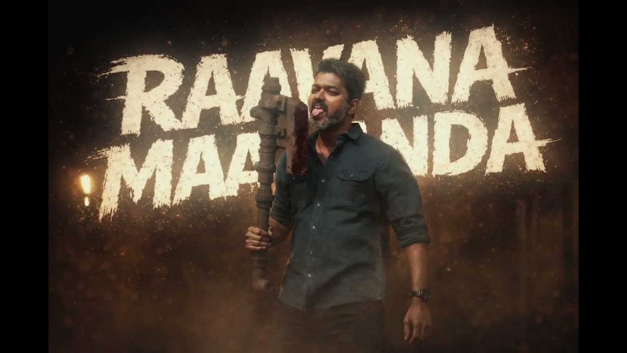 Raavana Mavandaa - Slowed + Reverb | Thalapathy Vijay | Anirudh