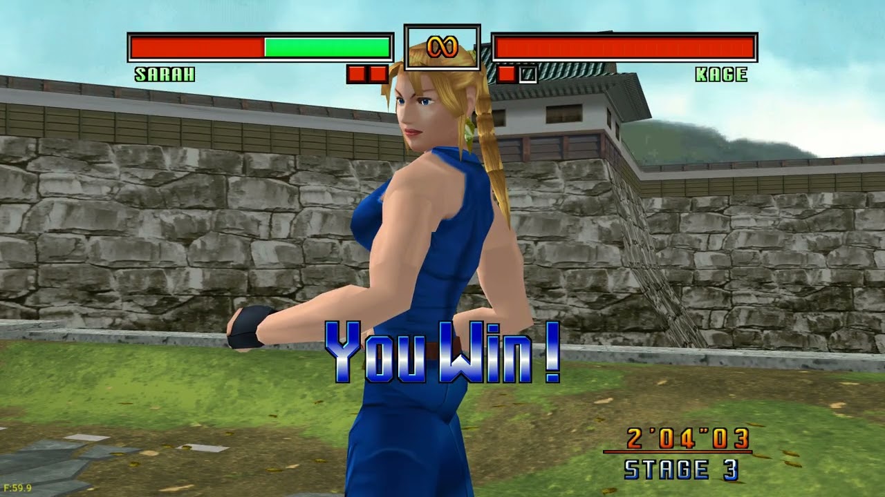 Virtua Fighter 3 HD Textures SARAH BRYANT OVERHAUL MOD SHOWCASE |flycast|