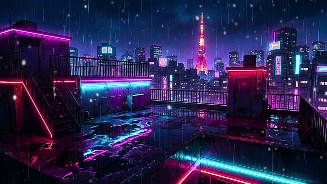Tokyo 90s Neon Rain 🌧️ | Retro Lo-Fi Beats for Late Night Focus | Vol. 20
