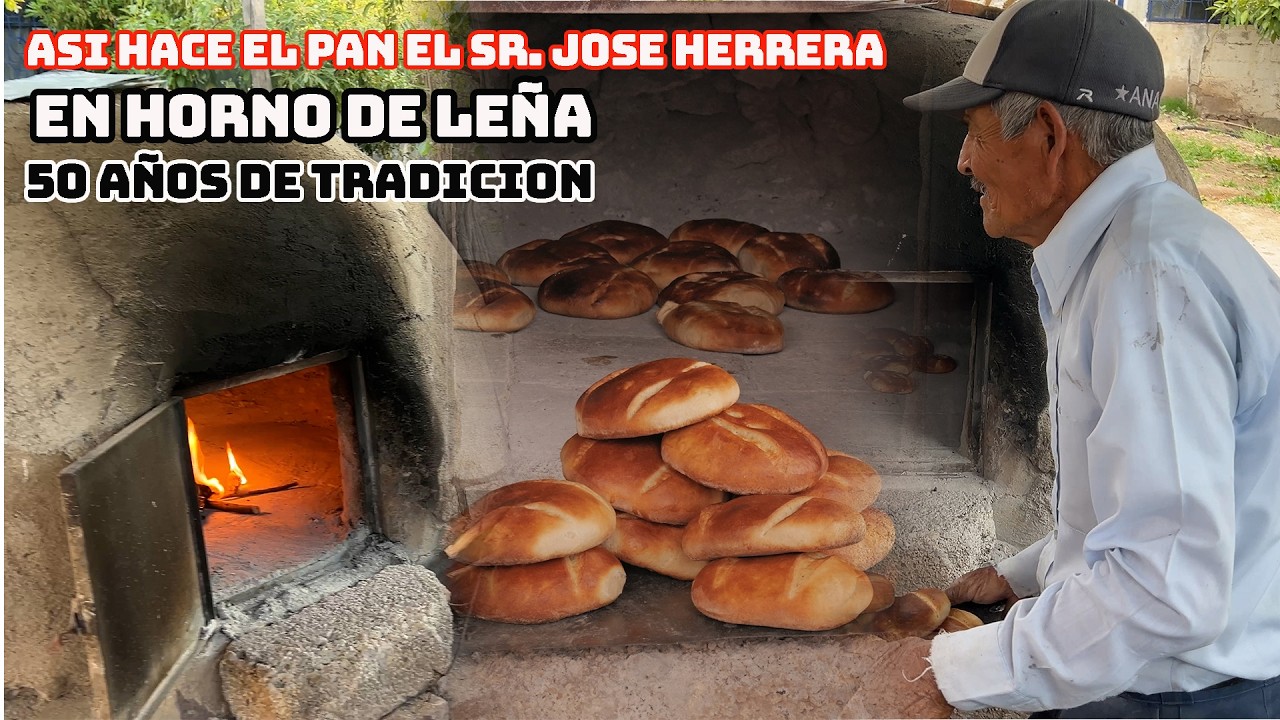 50 AÑOS HACIENDO PAN RANCHERO EN HORNO DE LEÑA TRADICIÓN FAMILIAR