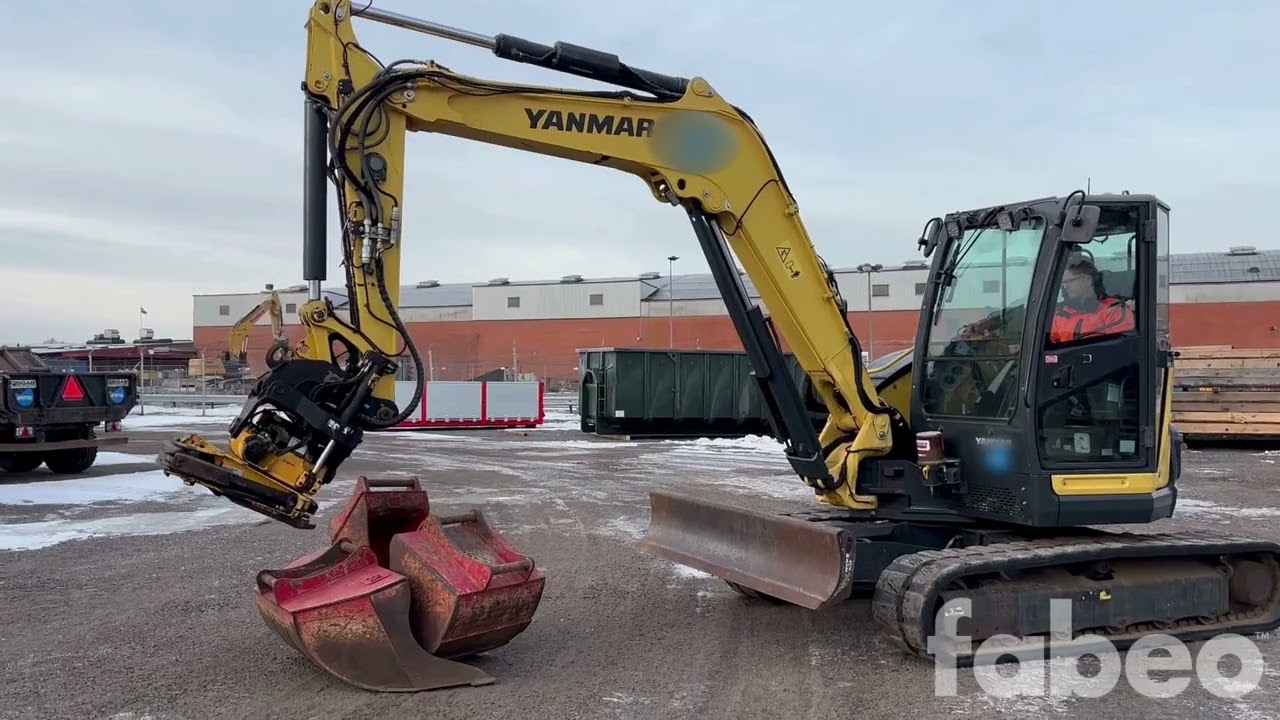 In och buda på Yanmar VIO80-1A Bandgrävare på Fabeo.se