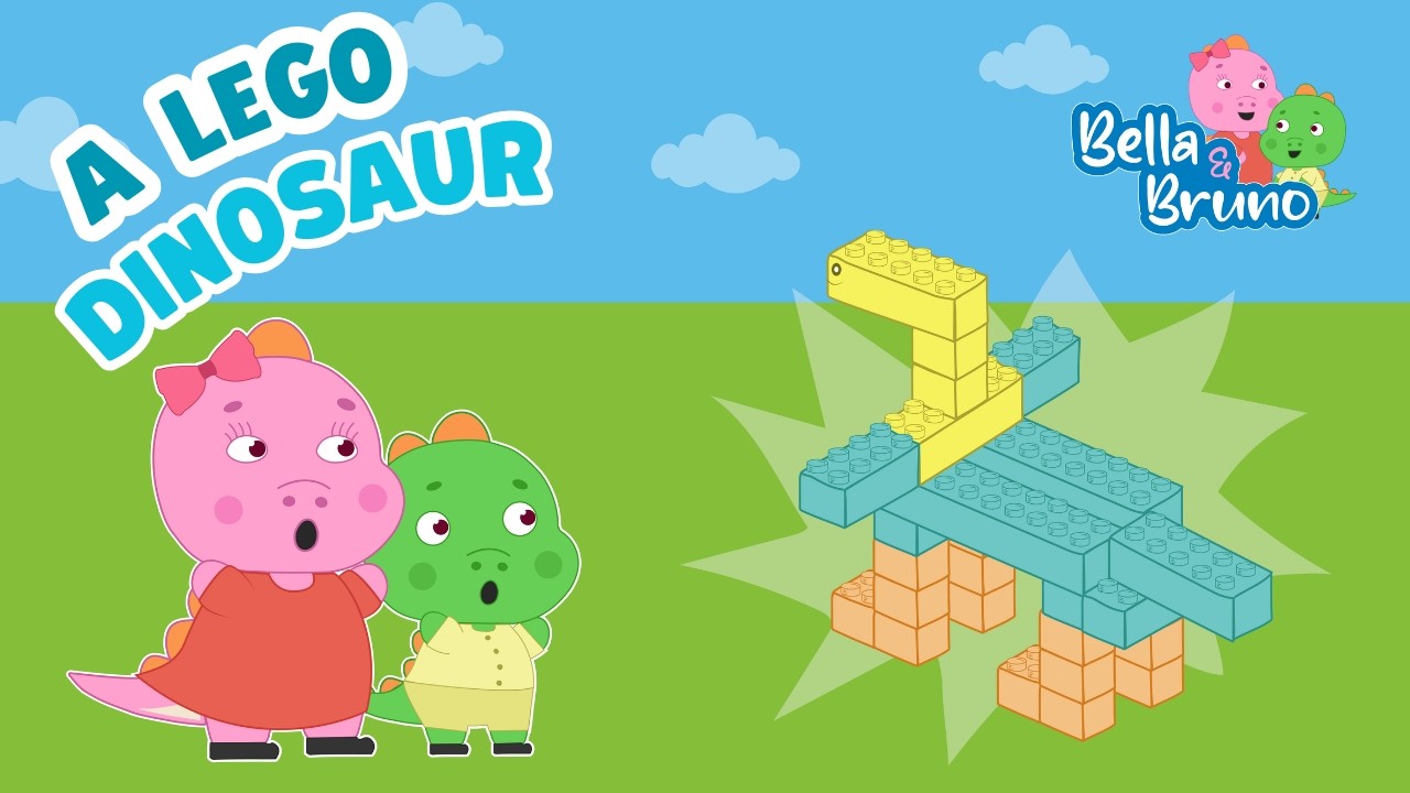 A Lego Dinosaur | Episode - 6 | Bella and Bruno | Kids cartoons |