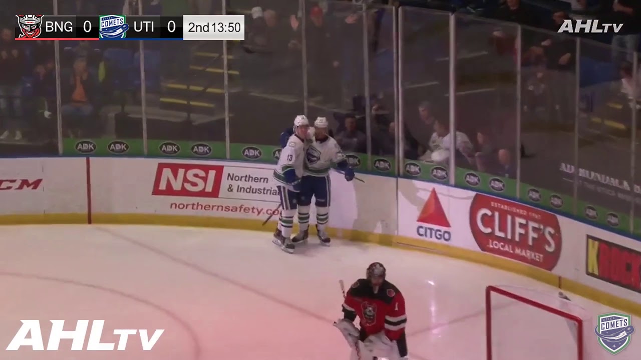 Olli Juolevi preposterous stretch pass leads to Comets opener