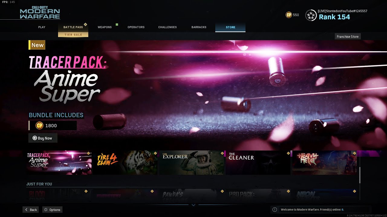 *NEW* TRACER PACK: ANIME SUPER BUNDLE in MODERN WARFARE - NEW ANIME TRACERS in COD MW - PINK TRACERS