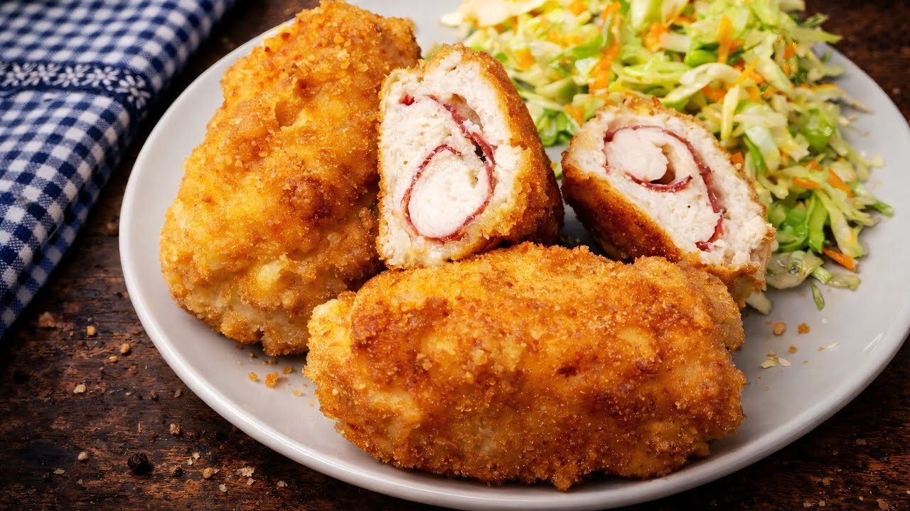RUCAK ZA 10 MINUTA  CORDON BLEU kuhaj i peci