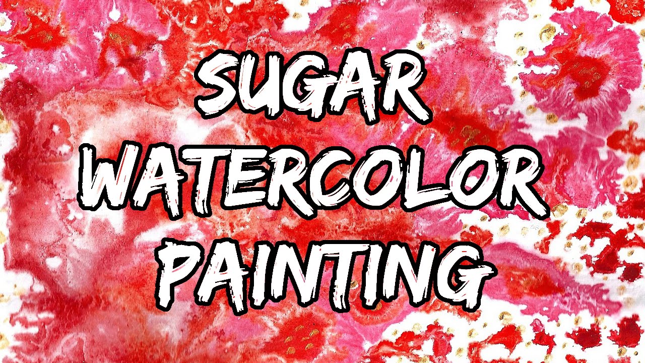 Sugar Watercolor Painting Tutorial || Watercolor Technique
