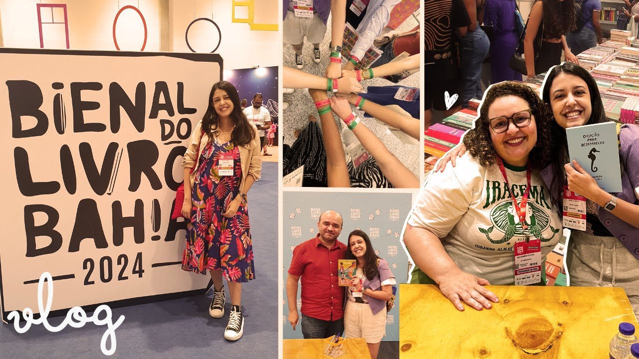 vlog na BIENAL DO LIVRO DA BAHIA 2024 ✨📚