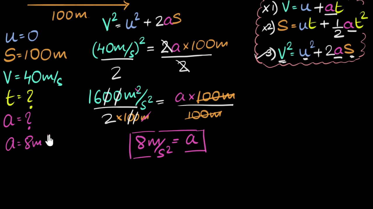 Using equations of motion (2 steps numerical)