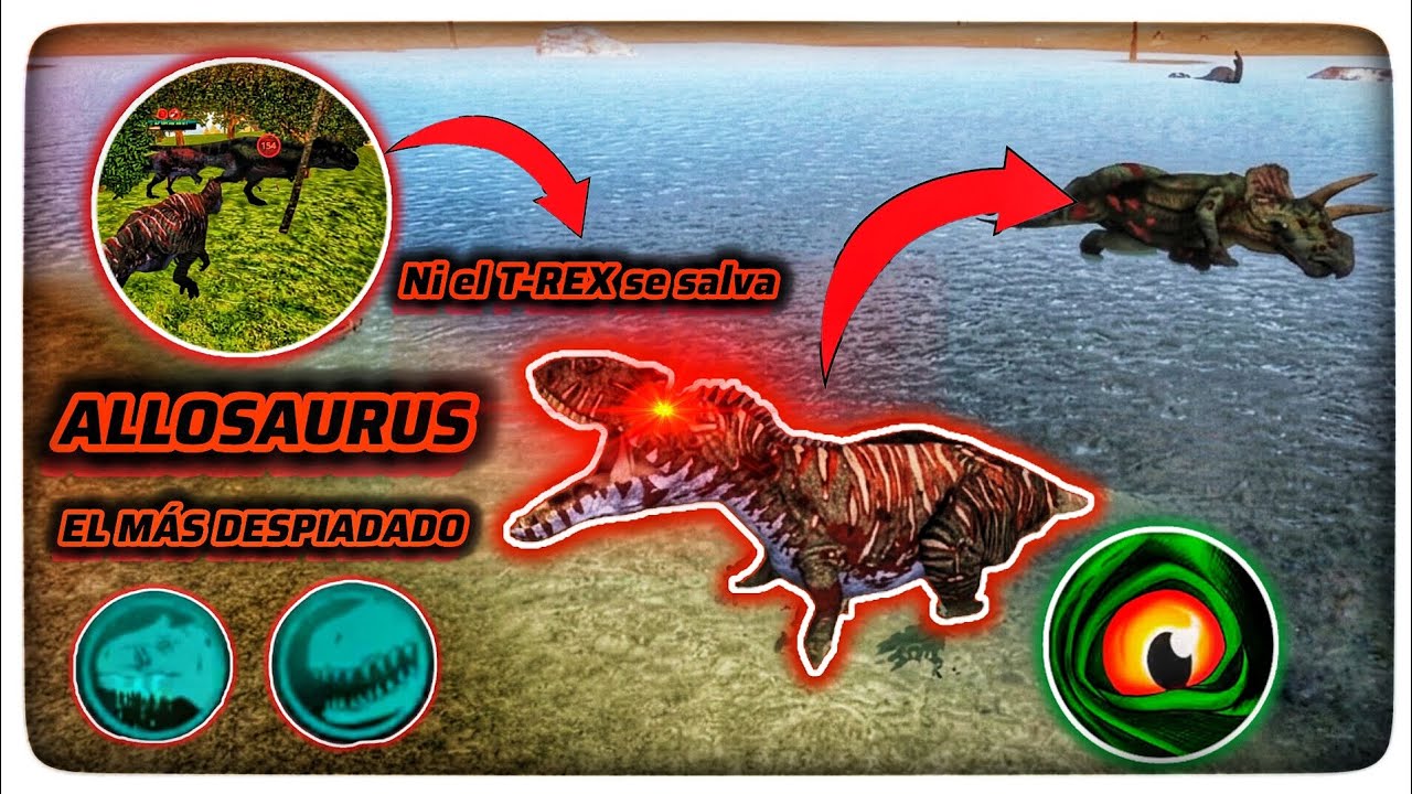🧢🦖 EL DESPIADADO ALLOSAURUS🔥EL SEGUNDO REY DEL SANGRADO 😯/GAMEPLAY DE THE CURSE ISLE/ TVI