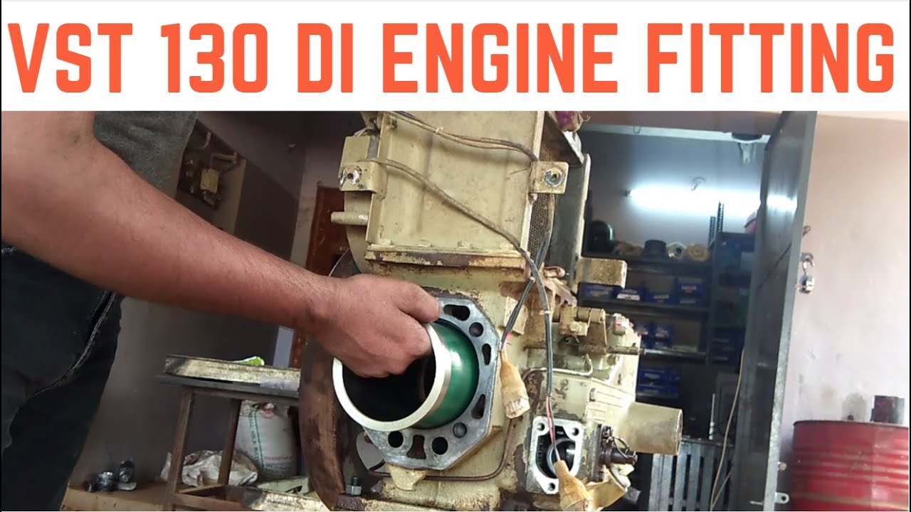 vst shakthi 130DI powertiller  engine fitting | tamilnadu