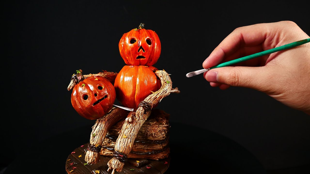 I made a Pumpkin Carving Pumpkin from Over the Garden Wall