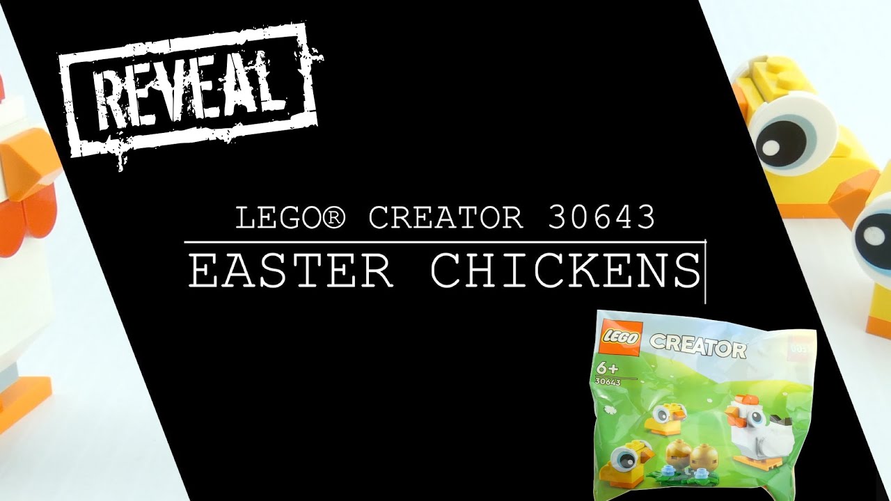 LEGO&reg; CREATOR Easter Chickens 30643 REVEAL