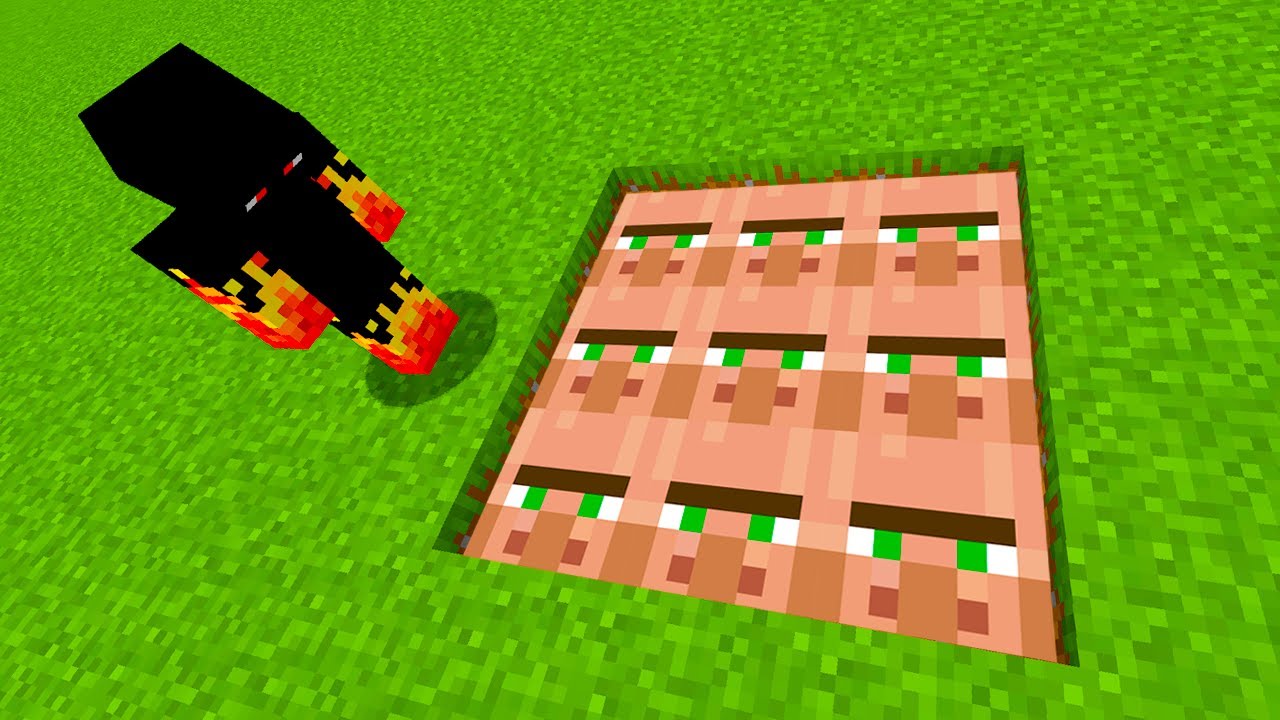 Я превратил жителей в воду в Minecraft...