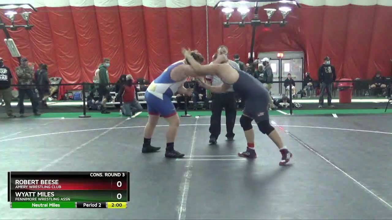 USAW TOA Holiday HS Classic/452 HS BOYS SESSION 1 285 Robert Beese Amery  Wrestling Club Vs Wyatt