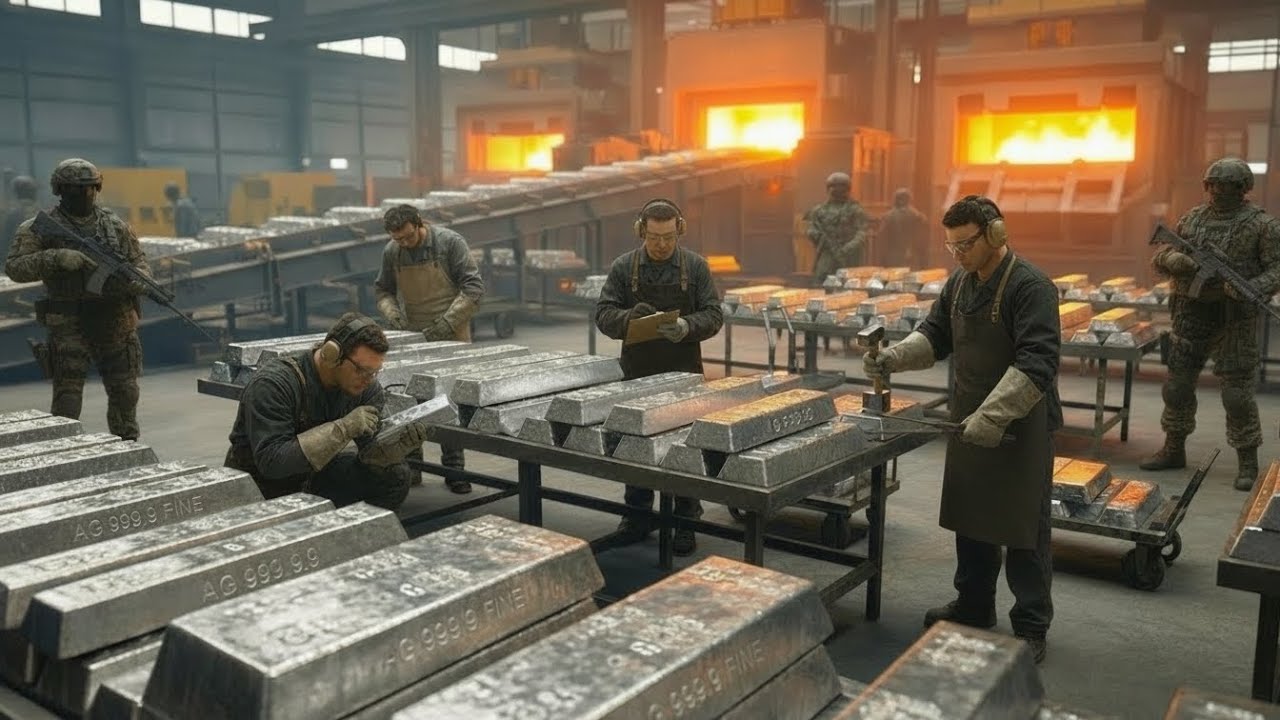 Inside Industrial Silver Refining: How 999 Bars Reach Investment Grade (Full Process)