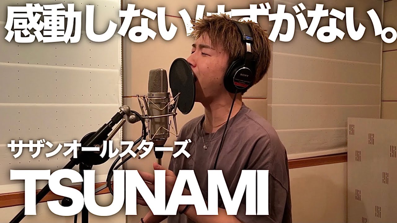 見れば、誰でも必ず感動するので聴いてください。【歌ってみた】【TSUNAMI】