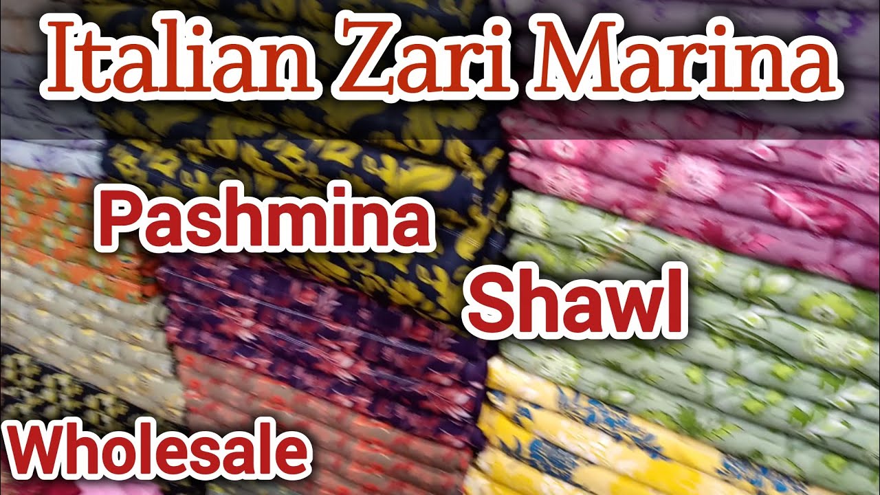 *ITALIAN ZARI MARINA*🤩 With *PASHMINA SHAWL*💥 by KASHMIR SILK HOUSE🔥3p soft wholesale - 1732