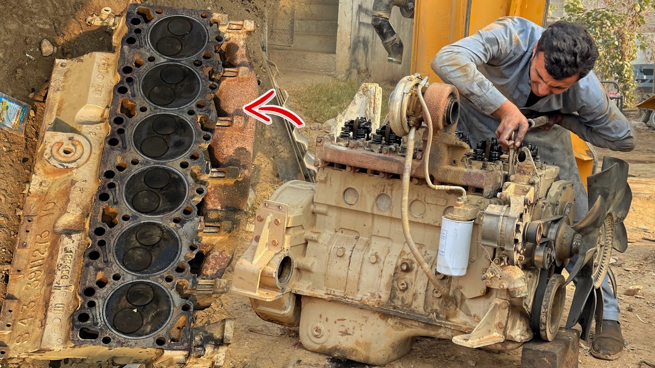 How An Expert Mechanic Rebuild Cummins 6BT diesel Engine