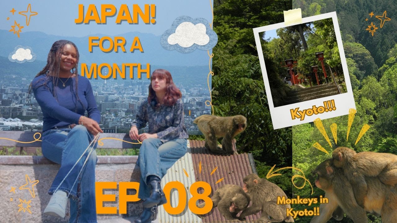 JAPAN FOR 45 DAYS! Kyoto, Monkey Park, and Cafes | Episode Eight